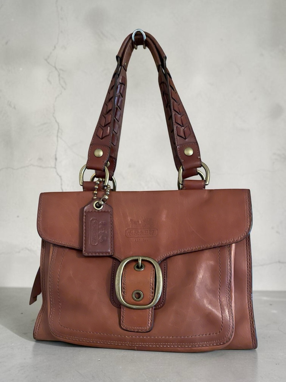 Coach Legacy Bleecker Tattersall Satchel 2007